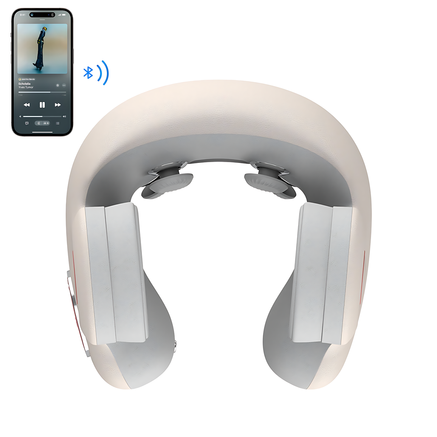 The Bluetooth Noise-Cancelling Neck Massager