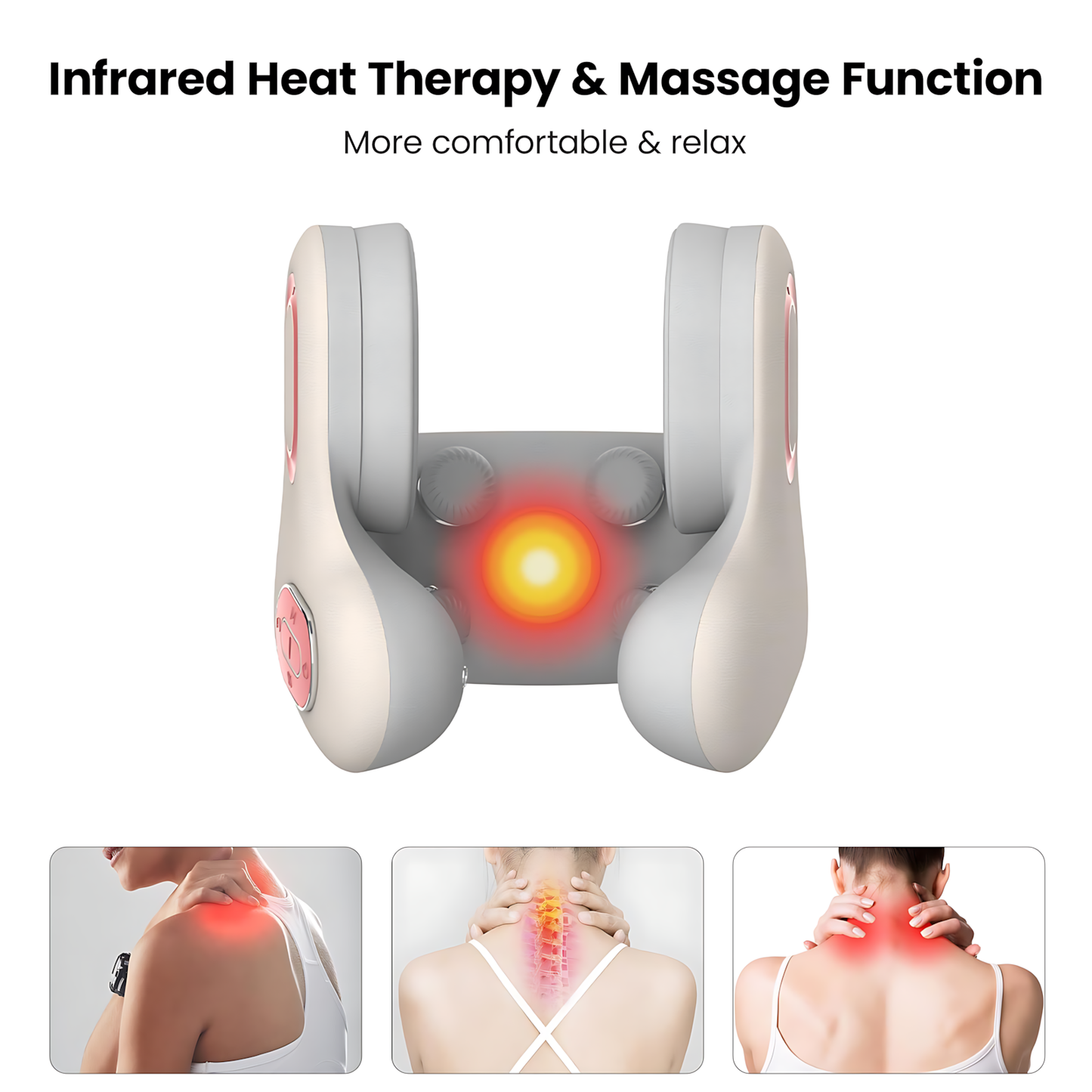 The Bluetooth Noise-Cancelling Neck Massager