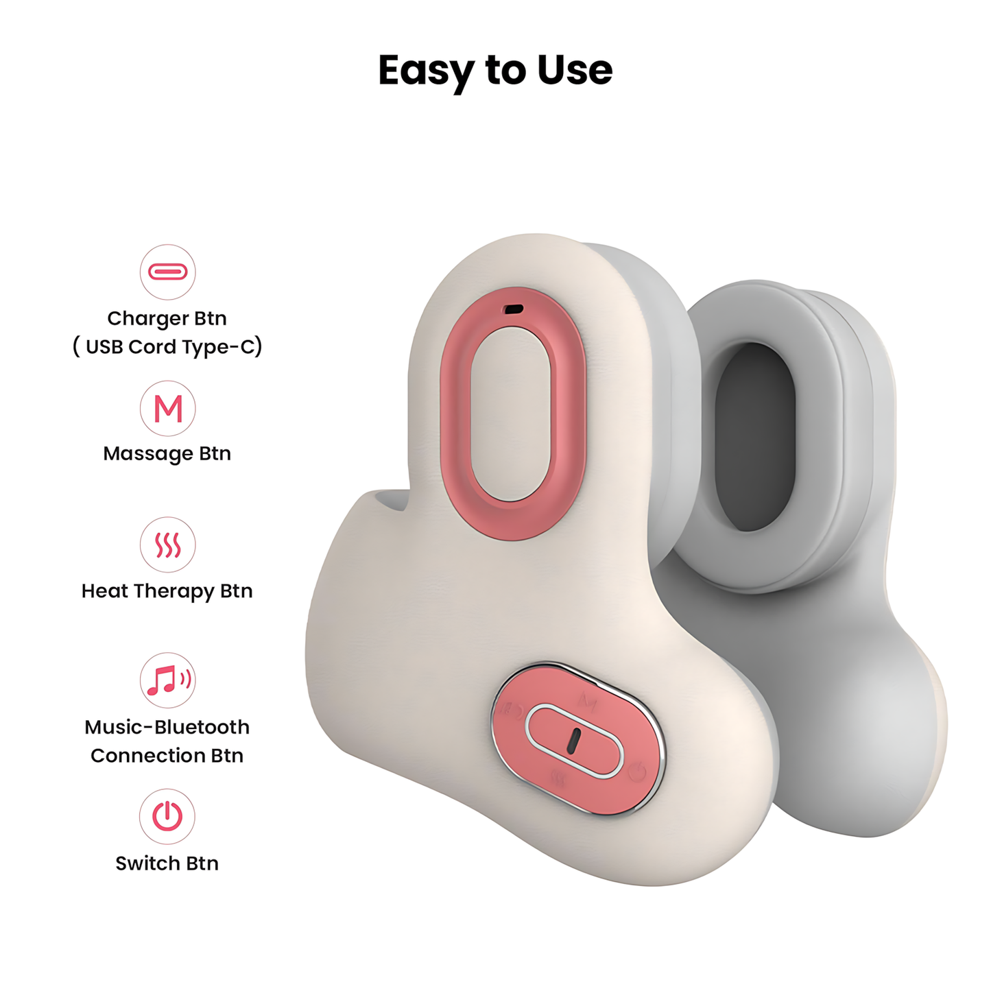 The Bluetooth Noise-Cancelling Neck Massager